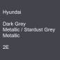 Preview: Hyundai, Dark Grey Metallic / Stardust Grey Metallic, 2E.